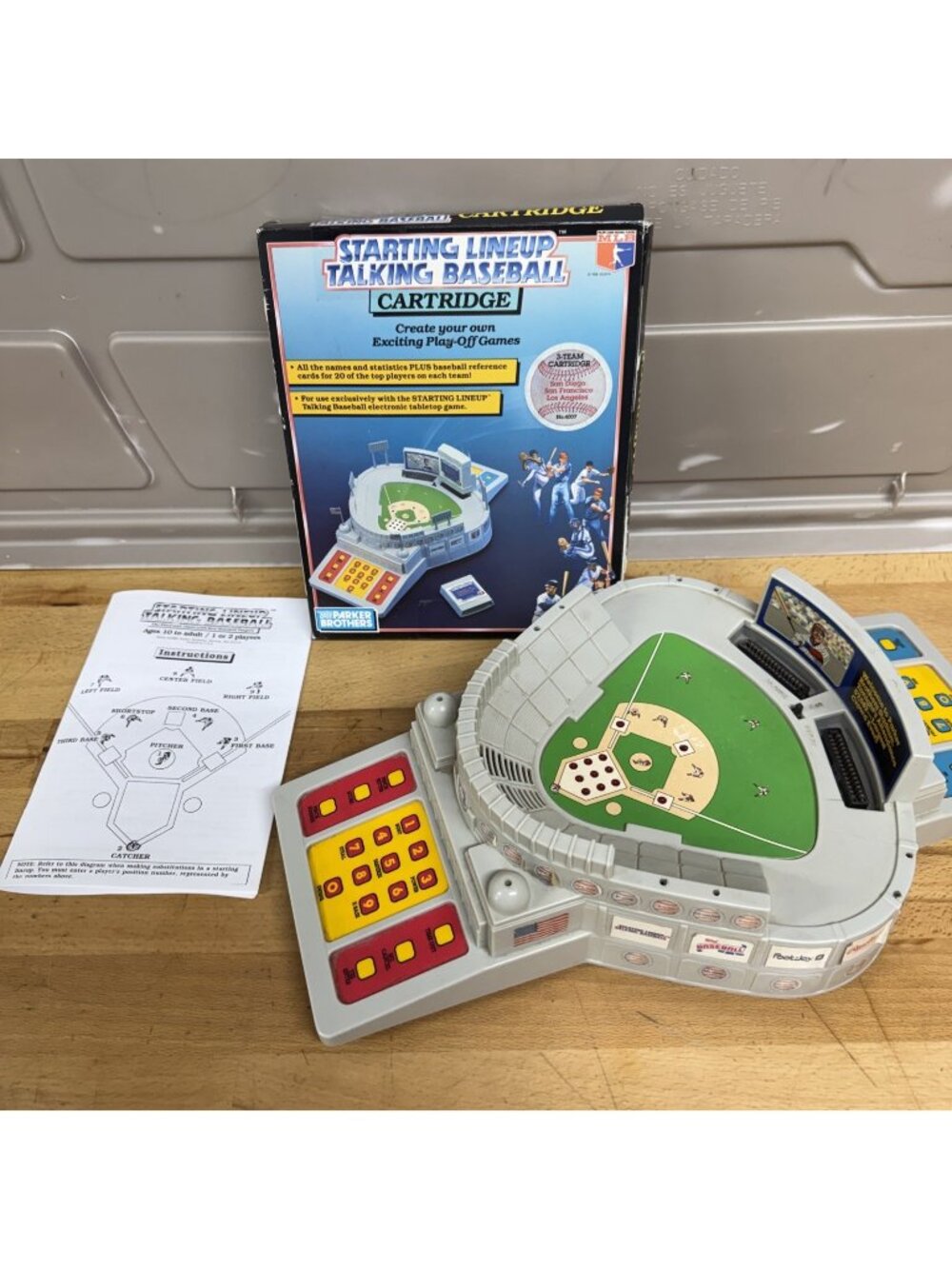 1988 Starting Lineup Talking Baseball Game - With Cartridge & Cards Sealed-LOOK
